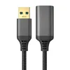 Nylon tressé USB 3.0 Male à féminine à haute vitesse Données de transmission Câble de caméra de l'appareil photo