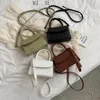 Tas mini schattig stenen patroon pu lederen schouder crossbody tassen voor vrouwen 2024 zomer handtassen en portemonnees vrouwelijke reisbakken