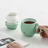 Teaware Sets 300ML Portable Tea Mug Travel Set For Business Trip Carry Water Cup Filter Quickly Brew Utensils Drinkware Lucky Cat