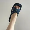 Старшие звезда бисероплетки кросс -женские туфли платформа Zapatillas de Mujer Open Toe Sandalias Outdoor Chanclas уютные chaussures femme