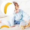 Decoração de festa Bananas Sandbox Shaker Instrumento Maracas para Baby Toy Modelo de Plástico ABS Banana Child
