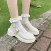 Lolita Schuhe Japaner Mary Jane Schuhe Frauen Vintage Girls Studenten JK Uniform Plattform Schuhe Cosplay High Heels Plus Size 42 240423