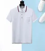 Men's Designer Men's polo Jacket T-shirt T-shirt Fashion silicone Letter cotton V-neck Men's T-shirt High Quality Casual short sleeve Asian 3309