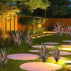 2 PCS LED Metal Agave Sculpture Decoration Vintage Country Handpainted DIY Home Garden Courtyard Lawn 240429