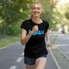 Polos da donna Aqua - T -shirt del logo della band divertenti abiti estivi camicie strette per donne