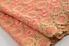 Kalume Africa Guipure Cord Lace Fabric 2024 in pizzo di alta qualità Nigeria in tessuto in pizzo francese Abito da festa F3604 240426