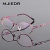 Lunettes de soleil Frames Mjiedr Fashion Femme Femme Cadre de lunettes Myopie Lunettes optiques Prescription Spectacles pour femme Lentes Opticos Mujer