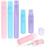 Botellas de almacenamiento 6 PCS Colorida Plastic Bottle Spray Pequeño agua de maquillaje Pequeño para el cabello Viajamiento portátil