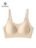 Bras Birdtree 89%prawdziwy jedwabny Bra Bra Kobiety Solidny drut darmowy jeden kawałek styl seksowna cienka podstawowa bielizna 2024 Summer P44688QC