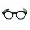 Occhiali da sole Swing in crostata Speciali occhiali ottici per unisex stilista retrò in stile anti-blu piastra piena di lenti con scatola con scatola