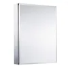 Pudełka do przechowywania aluminiowa szafka lustra 24 x 30 cali z regulowanymi półkami w łazience mocowanie powierzchniowe elegancki design i rdza