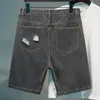 Plus Size Herren zerrissene Denim-Shorts, sommer lässige Shorts, Größe 28-48 für 50-142 kg Fat Guy