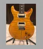 Custom Santana LL Santana jaune Quilt Maple Top Guitar Reed Smith 24 Frets Free Guite électrique fabriquée en Chine