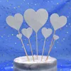 Party Supplies Love Cake Top Hat Memorial Day Decoratiekaart voorstel Rode bruiloft Verjaardag