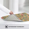 Teppiche Weihnachten Weihnachtsmann Klaus Fußmatte Teppich Teppich Matte Fußpad Bad Anti-Rutsch-Eingang Küchen Schlafzimmer Langlebige Waschanlage