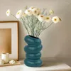 Vasen spiraler Plastik Vase nordische kreative Blumenarrangement Pflanzen Topf Korb lebende Schlafzimmer Heimdekoration