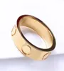 Band plaqué Gold Ring Love Designer Bijoux Luxury Diamond Mens Womens Plate Silver Engagement Wedding Multi Size Christmas Classi1334749