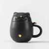 Teaware Sets 300ML Portable Tea Mug Travel Set For Business Trip Carry Water Cup Filter Quickly Brew Utensils Drinkware Lucky Cat