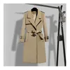 Trench Coats pour femmes 2024 Spring Windbreaker Fashion Fashion Leisure Vesses Retro Vestes et manteau lâches sont la Corée