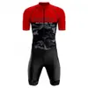 Zootekoi Zomer Triathlon Cycling Men Korte mouw Panty's Pakken