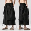 Męskie spodnie 2024 mężczyzn S Yamamoto w stylu Yamamoto Casual Stylish proste spódnica japoński styl Culottes