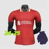 Maillot de Football Salah Darwin Soccer Jerseys 2024 2025 Saison Red Home Cities Away 24 25 Red Third White Black Shirt Third Shirts Men Kids Jersey Redsmohamed