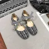 Повседневная обувь Bowknot Fashion Sandals 35-44 Большой размер корейский стиль толстый шнурок с турниной для одиночной женщины вулканизируйте низкие летние черные