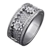 Ring Rotation Ring Ring Mens et femmes bijoux de mode de luxe de luxe de luxe