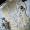 Bras sätter delikat underkläder kvinnors porr underkläder set kvinna 3 stycken fancy spets transparent broderi bra erotisk pushup fin intim