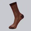 Men's Socks Elegant Thin Men Loose Casual Comfortable Breathable Vintage Hosiery Translucent Simple Daily Work