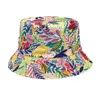 Berets Fuzzy Cap Leaf Print Fisherman's Hat Europe and the United States Men kobiety Outdoor Sun Visor Męskie wiadro