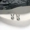 Gestüt Ohrringe Qenkiss EG6379 Fein Schmuck Großhandel Mody Frau Mann Partei Hochzeits Geburtstag Geschenk Vintage Tai Silber