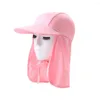 Scarves Nylon Kids Anti-UV Sunscreen Hat Creative Multicolor Breathable Child Beach Cap Bicycling Outdoor Large Brimmed Summer