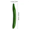 Decorative Flowers 4 Pcs Simulation Cucumber Model Simulated Green Plants False Decorate