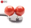 Boucles d'oreilles Qingmos Tendy Red Sea Shell Pearl pour les femmes avec des bijoux de boucle d'oreille ronde de 16 mm ARETE EAR732