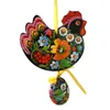 Figurine decorative -Egg decorazione artigianato acrilico carino albero di Pasqua decorazioni felici 2024