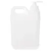 Bouteilles de rangement 2 5L Pumpo-pompe Savon Contauteur de distributeur de savon avec couvercle Cosmetics White Cosmetics