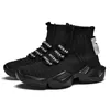 Chaussures de fitness 2024 Sneakers de coin en mailles respirantes Femmes Printemps / automne haut haut Hommes blancs Plus taille11