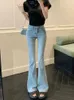 Женские джинсы Женщины с высокой талией вышивка Bowknot Summer Fashion Denim Strank