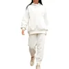 Women's Hoodies dames tweedelige tracksuit oversized hoodie sweatshirt en jogger joggen bijpassende set y2k sweatsuit outfits