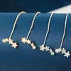 Brincos de Trend Trend Wire Tassel Pinglain Pingente Star Pingentes Drop Jóias de Earing penduradas femininas penduradas