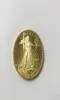 5 pcs Dom Eagle non magnétique 2012 Badge Gold plaqué 326 mm Statue commémorative Liberty Collectible Decoration Coins3961812