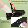 Shoe Parts Loafers Buntle Shoelace Holding Loose Women's Elastic Laces Women Shoes Band Anti-Falling Love Pearl Stems Tillbehör