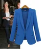 بدلات نسائية Volalo 2024 Womens Business Spring Autumn All-Match Blazers Jackets Short Slim Long Sleeve Suit