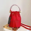 March Designer Bag High Quality The Leather Bucket Bag MJ Womens Shoulder Fashion Bucket Handle Purses Handbag Crossbody Bag Tote Classic Drawstring Unisex Bag 313