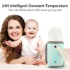 Dr.isla draagbare babyfles warmere voeder fles warmte keeper reizen warmer deksel USB -verwarming buiten fles warmer 240409