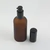 Bottiglie di stoccaggio vendono bottiglie di vetro imballaggio cosmetico siero da 100 ml con pompa per contenitore per la cura della pelle personale