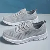 Casual schoenen heren jurk sneaker heren zomer lichtgewicht ademend mesh draaiende veter sokken voor maat 13