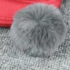 Boinas 2024 Autumn Winter Baby Hat Ball Bola de pele fofa para crianças meninos e meninas ao ar livre Chapéus quentes tendência de lã infantil