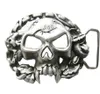 Vintage Skull With Motorcycle Chains Biker Rider Belt Buckle Gurtelschnalle Boucle de ceinture7719847